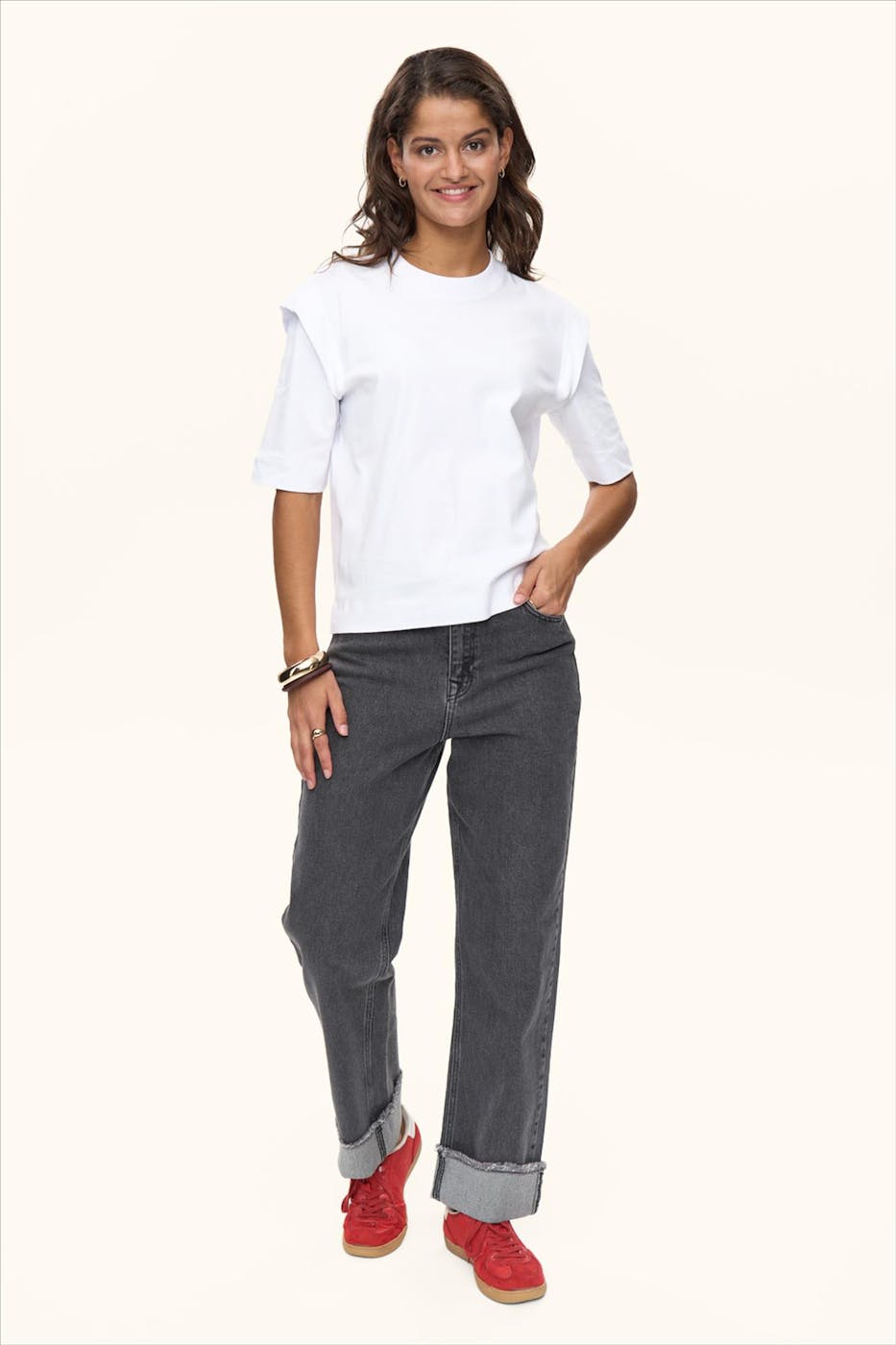 Nümph - Witte Coralee T-shirt