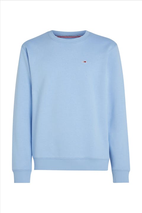 Tommy Jeans - Lichtblauwe Regular Fleece sweater