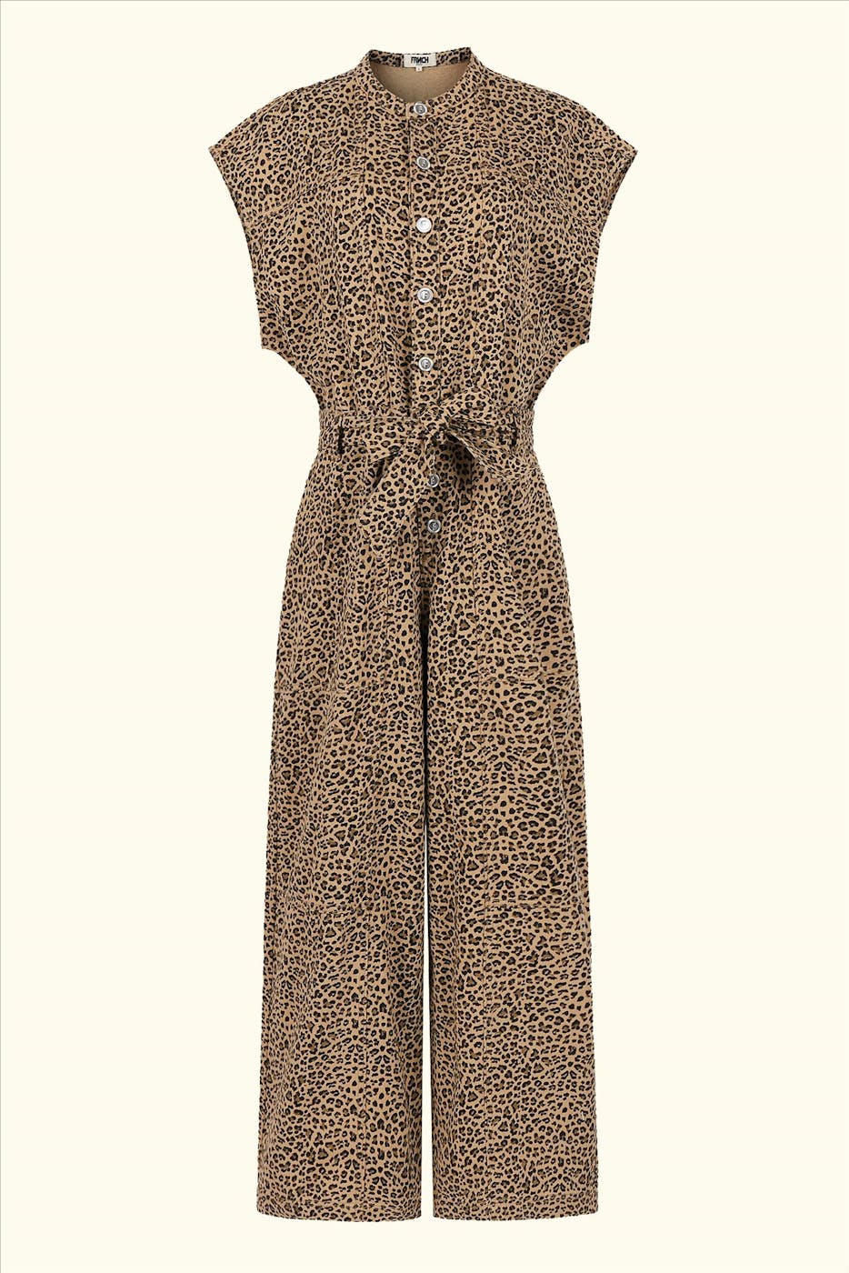 FRNCH - Bruine Scheila Leopard jumpsuit