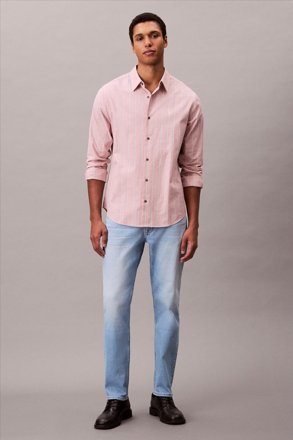 Calvin Klein Jeans - Lichtblauwe Zander slim jeans