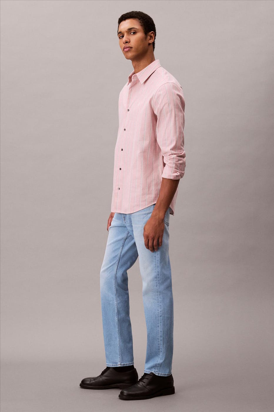 Calvin Klein Jeans - Lichtblauwe Zander slim jeans