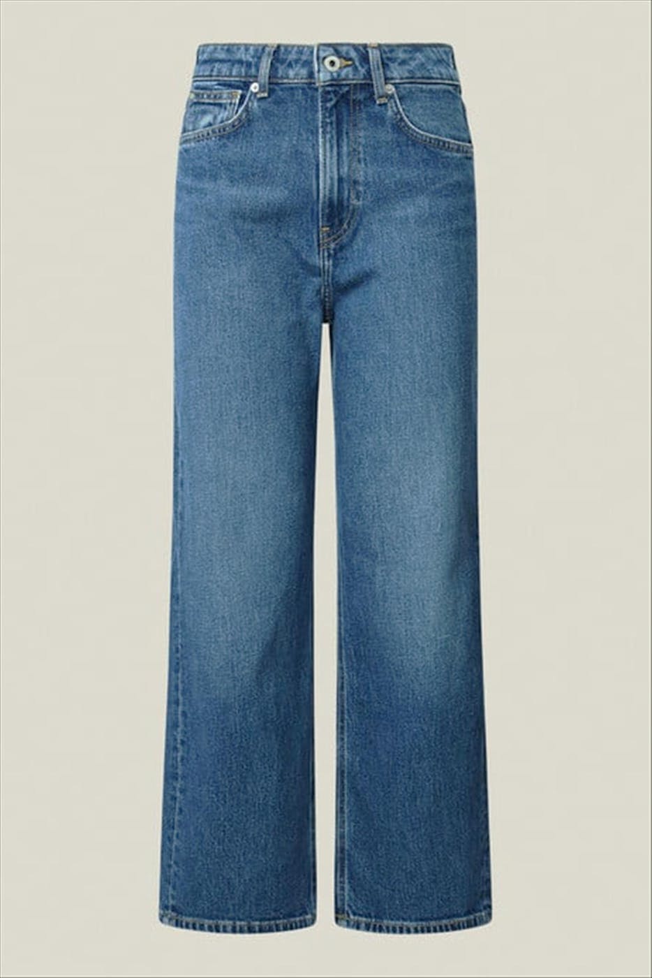 Pepe Jeans London - Donkerblauwe Lexa straight jeans