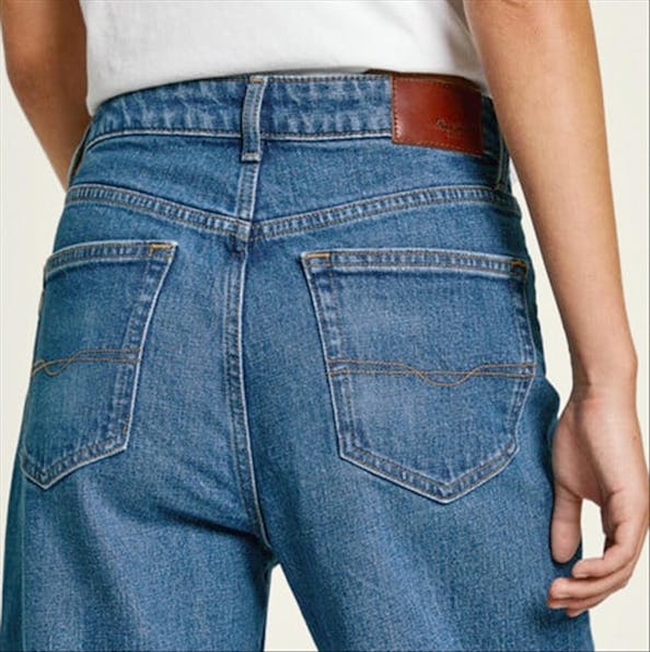 Pepe Jeans London - Blauwe Lexa straight jeans