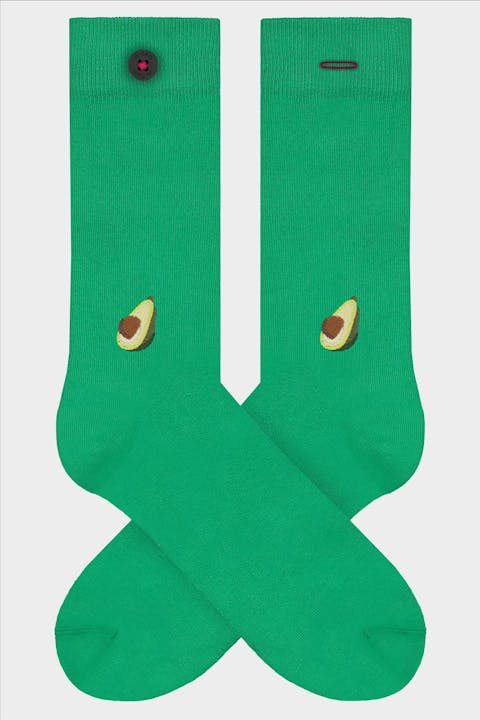 A'dam - Grasgroene 'Dick' sokken, maat: 41-46