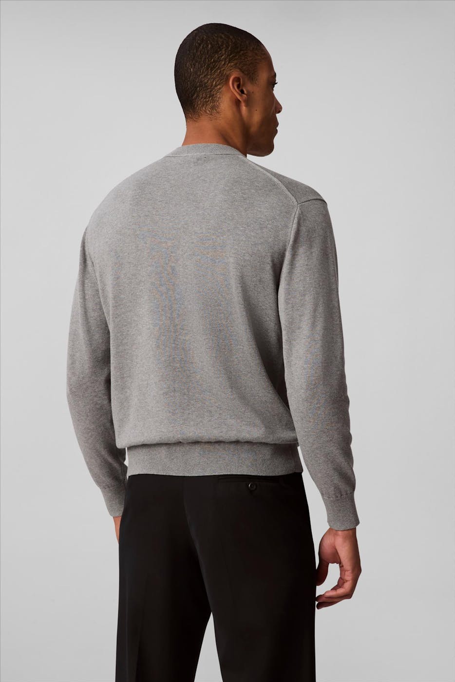 Calvin Klein Jeans - Grijze Icon Logo trui