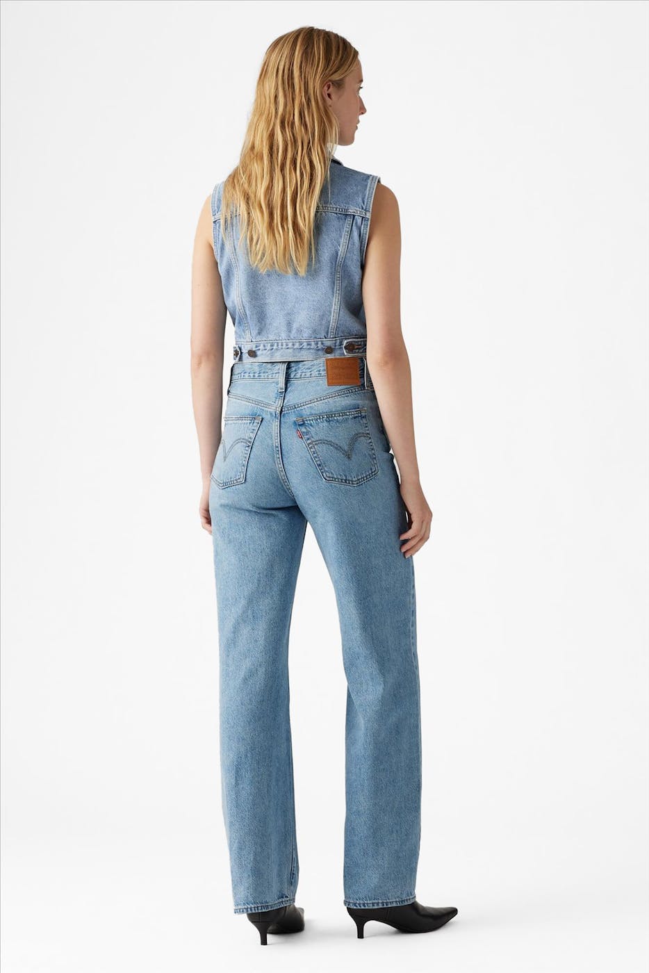 Levi's - Lichtblauwe Ribcage Wide jeans