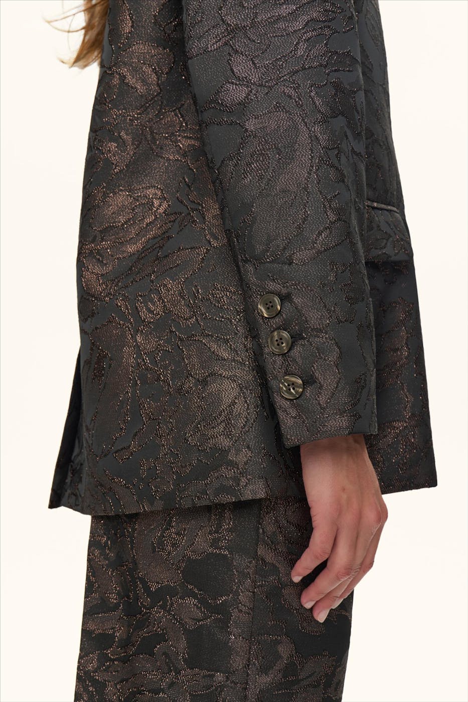 Nümph - Donkerbruine Lika blazer