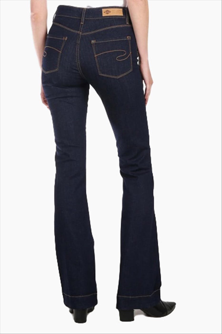 Lee Cooper - Donkerblauwe Kate flare jeans