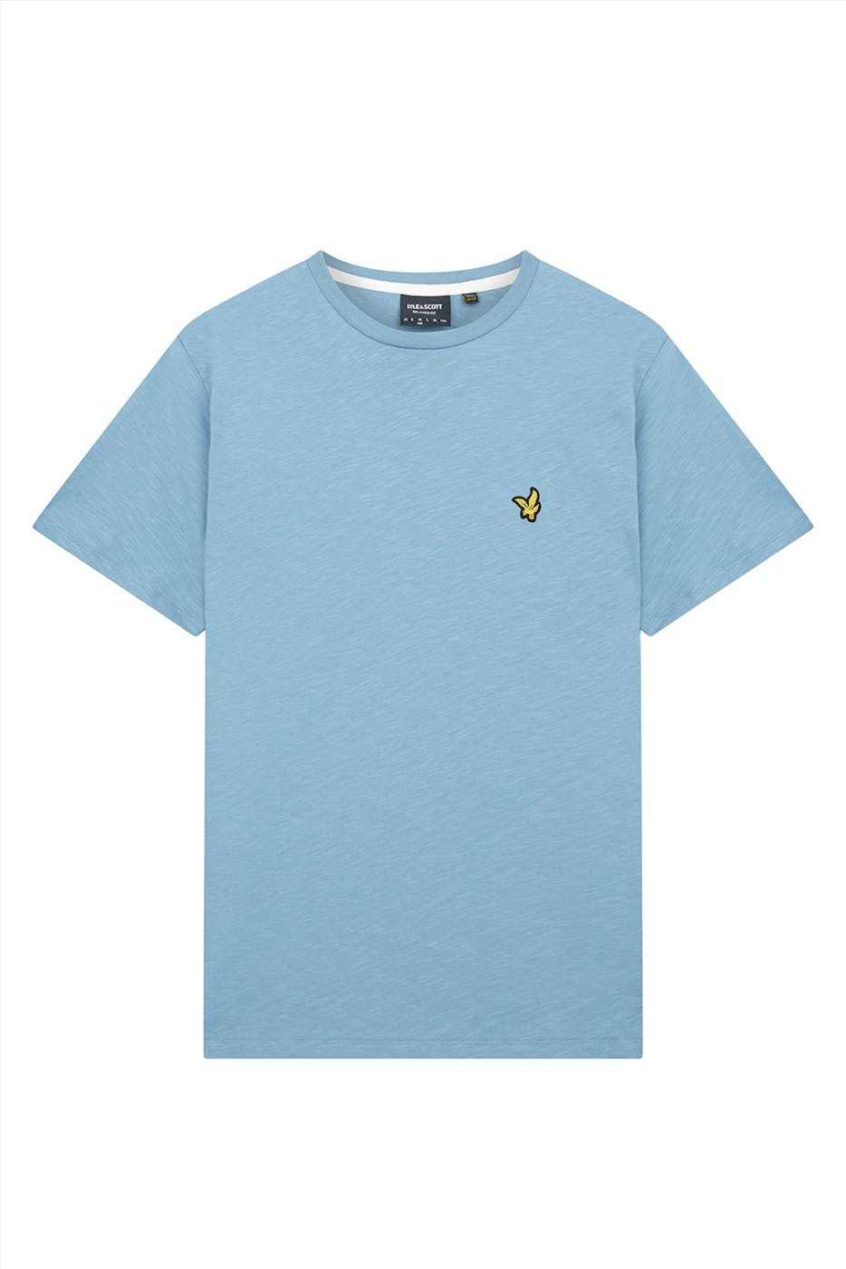 Lyle & Scott - Blauwe Slub T-shirt