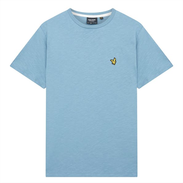 Lyle & Scott - Blauwe Slub T-shirt