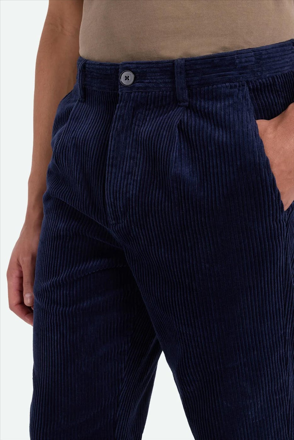 Minimum - Donkerblauwe Bratis broek