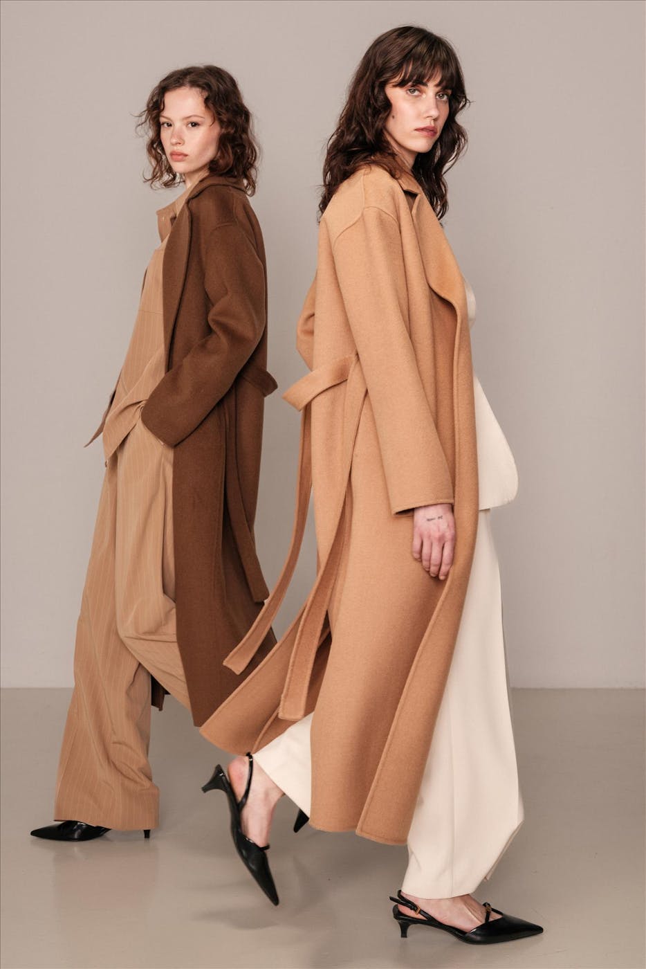Grace & Mila - Camel Noemie mantel