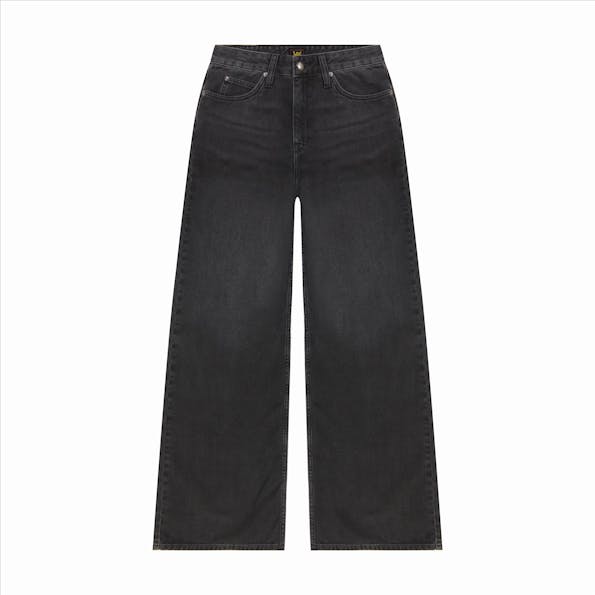 Lee - Zwarte Stella wide jeans