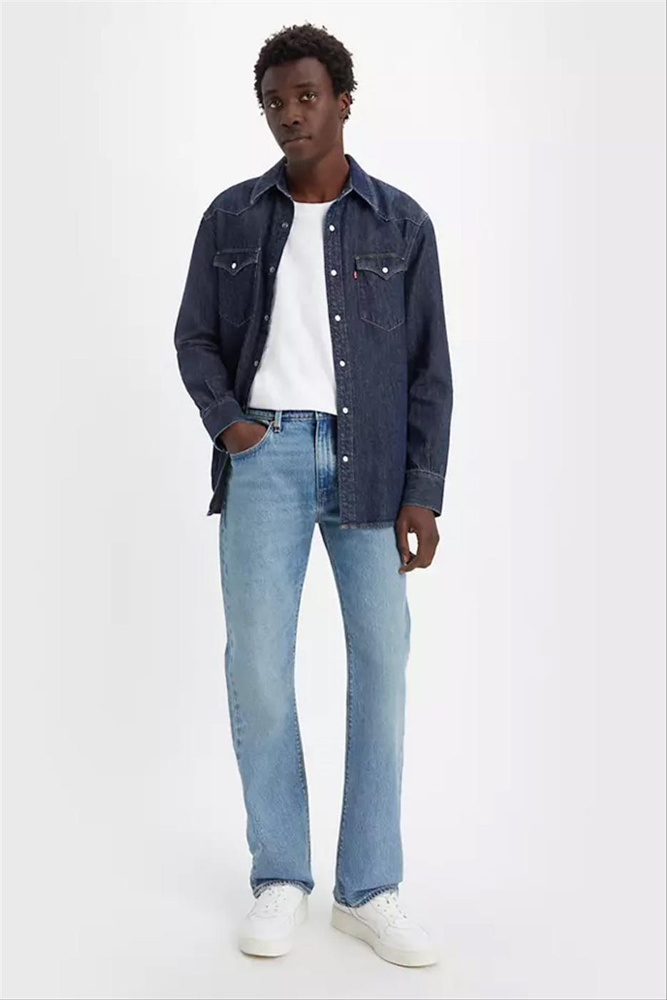 Levi's - Lichtblauwe 527 Slim Bootcut jeans