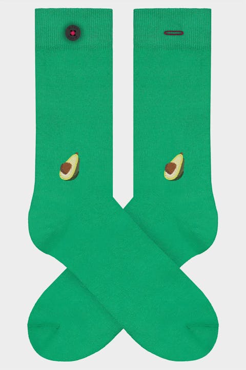 A'dam - Grasgroene Dick-II sokken, maat: 36-40
