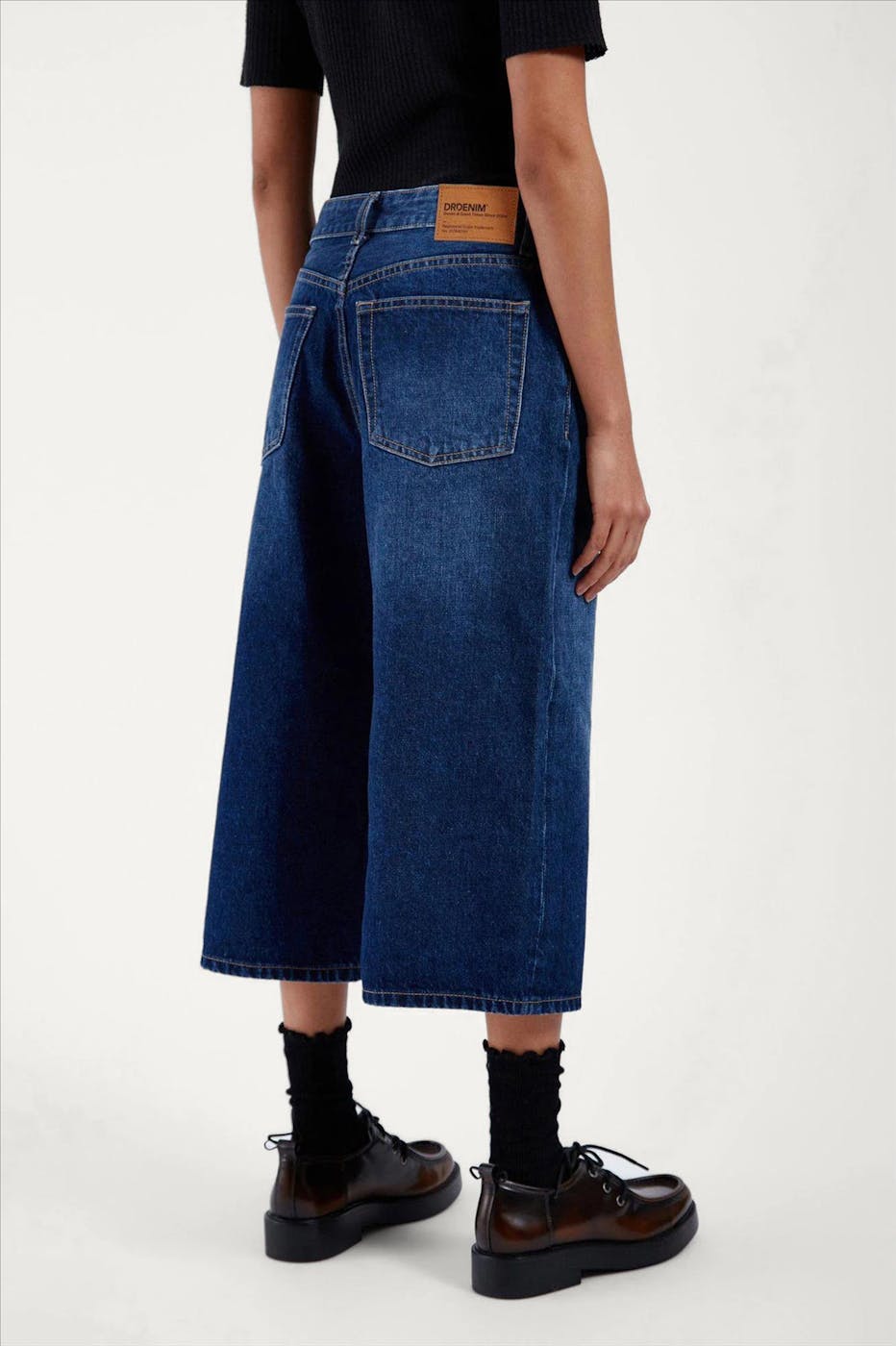 Dr. Denim - Donkerblauwe Dace jeansshort jort