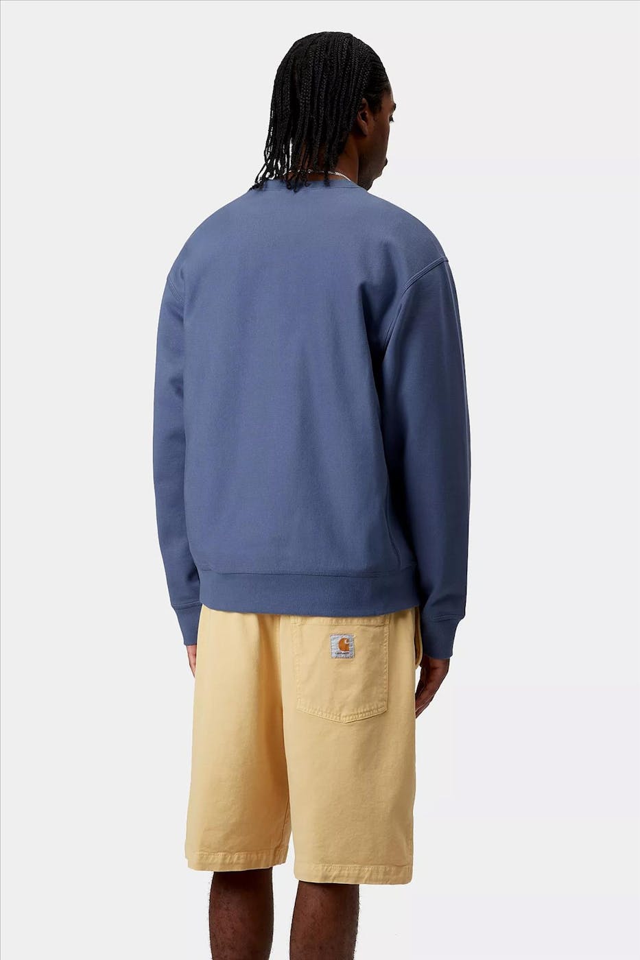 Carhartt WIP - Blauwe M' American Script sweater