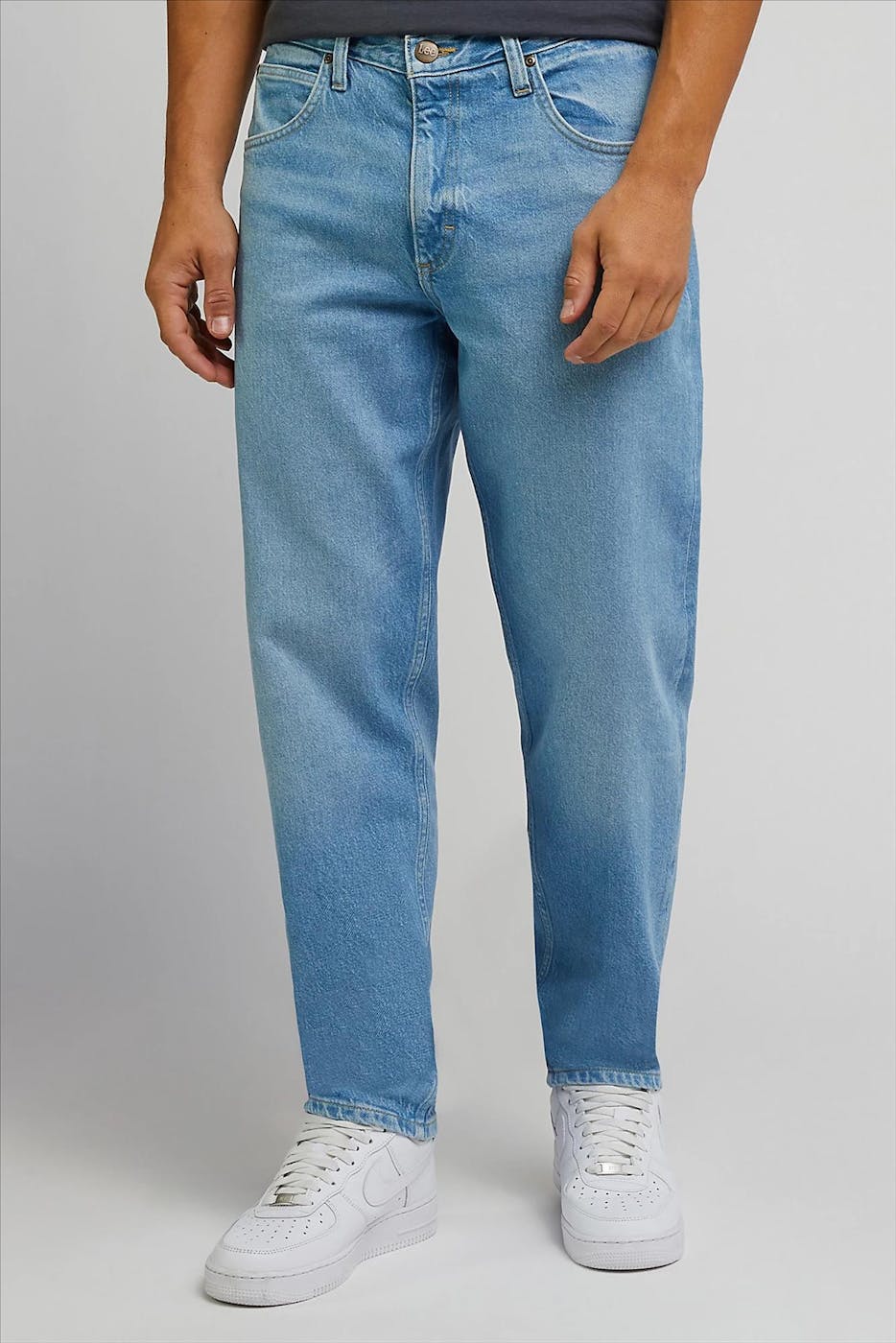 Lee - Lichtblauwe Oscar relaxed tapered jeans
