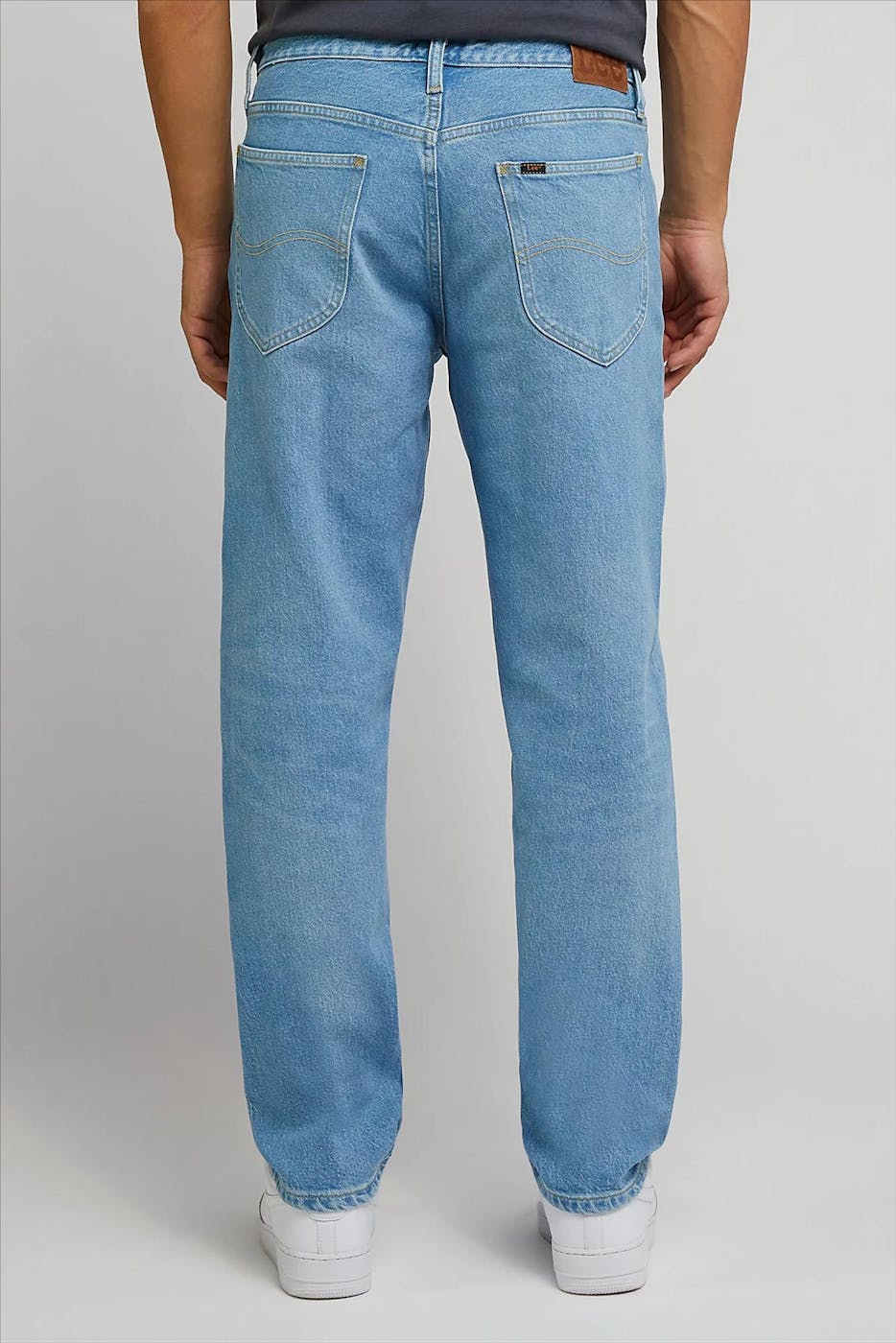 Lee - Lichtblauwe Oscar relaxed tapered jeans