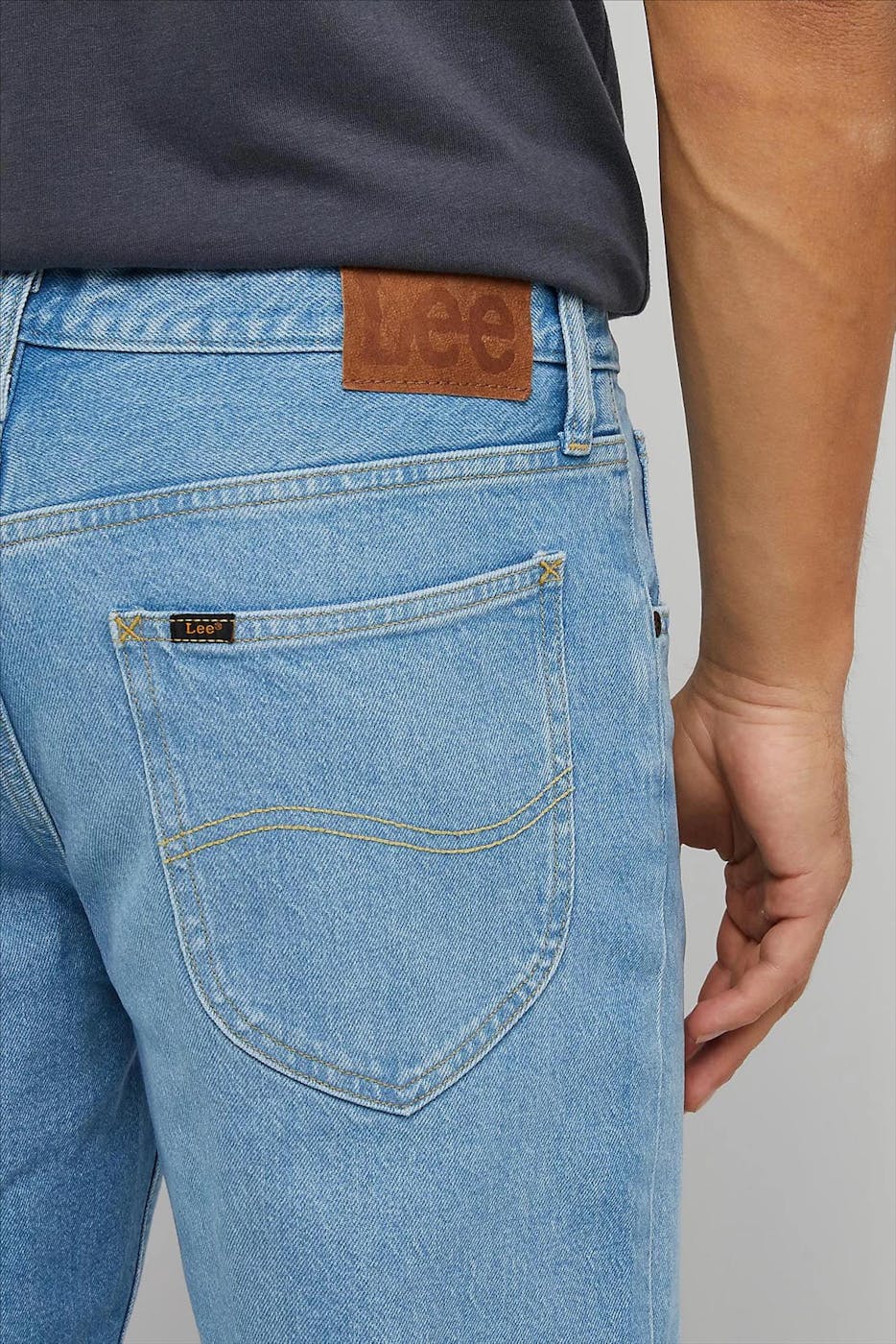 Lee - Lichtblauwe Oscar relaxed tapered jeans