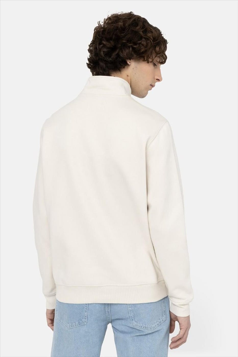 Dickies - Ecru Quarter Zip sweater