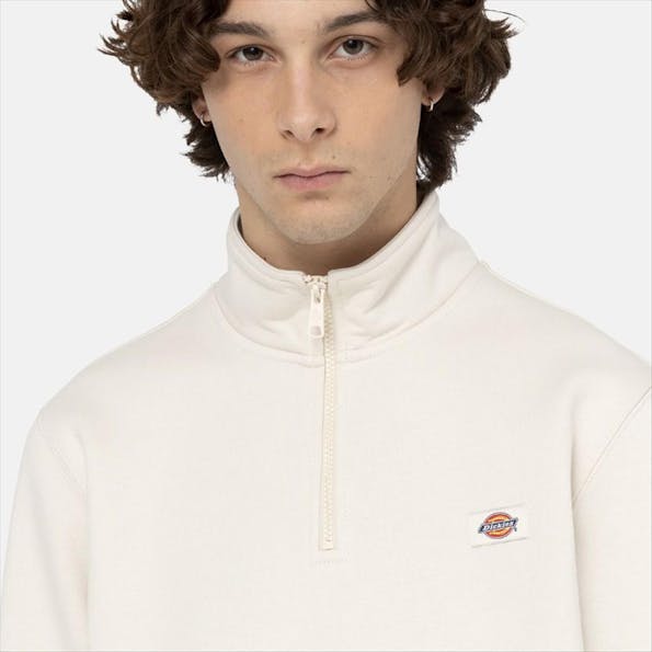 Dickies - Ecru Quarter Zip sweater