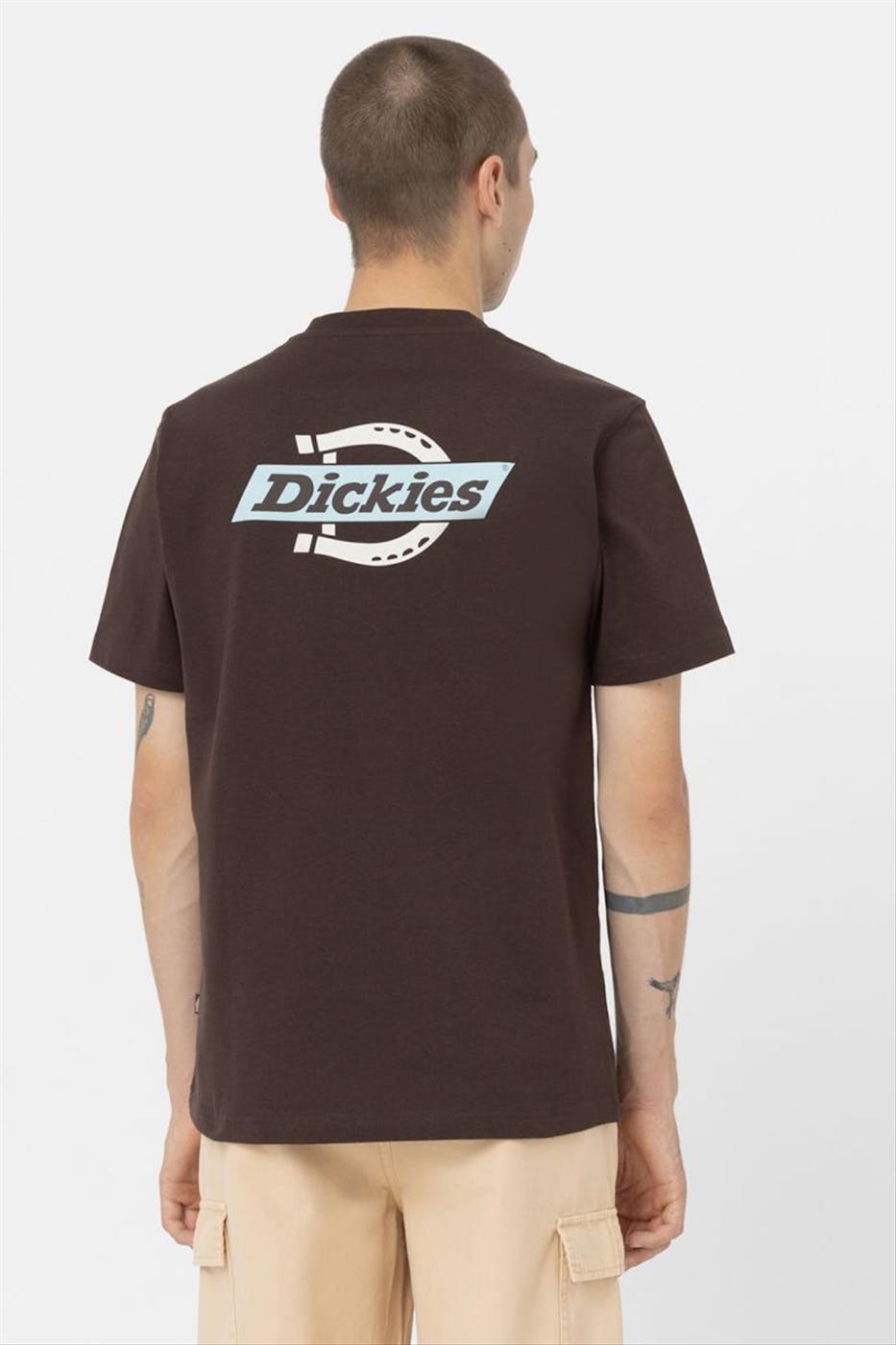 Dickies - Donkerbruine Ruston T-shirt