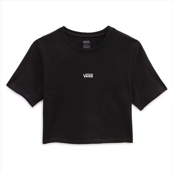 Vans - Zwarte Flying V Cropped T-shirt