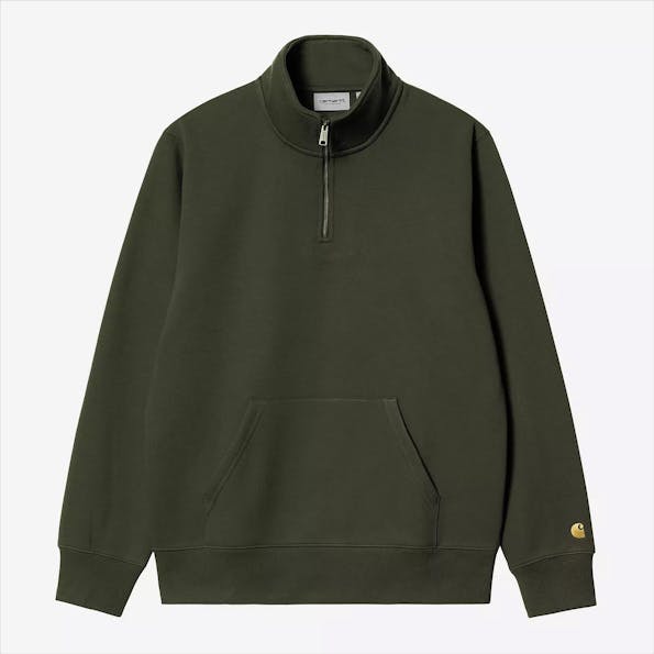 Carhartt WIP - Kaki Chase Neck Zip sweater