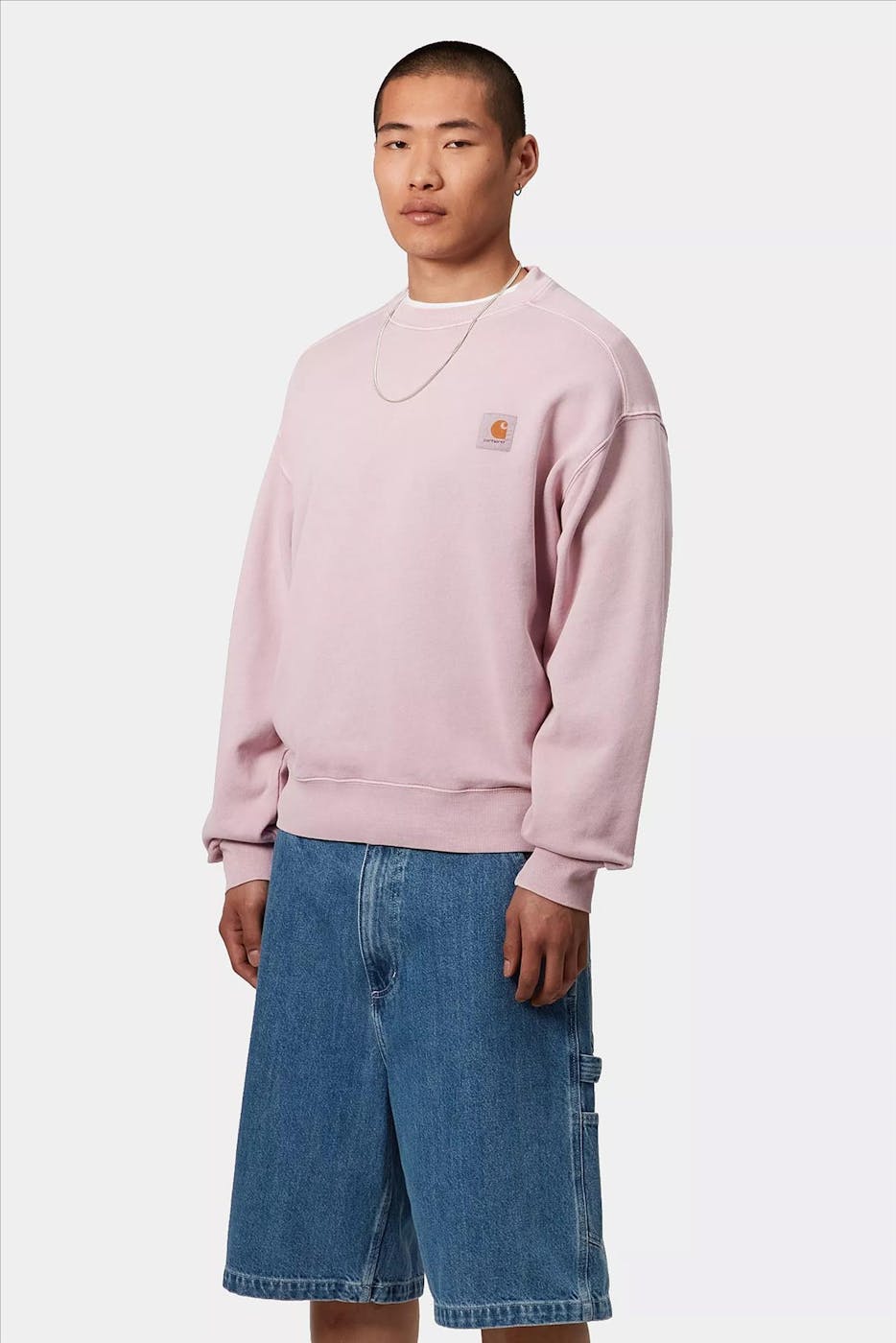 Carhartt WIP - Paarsroze Hortensia Nelson sweater