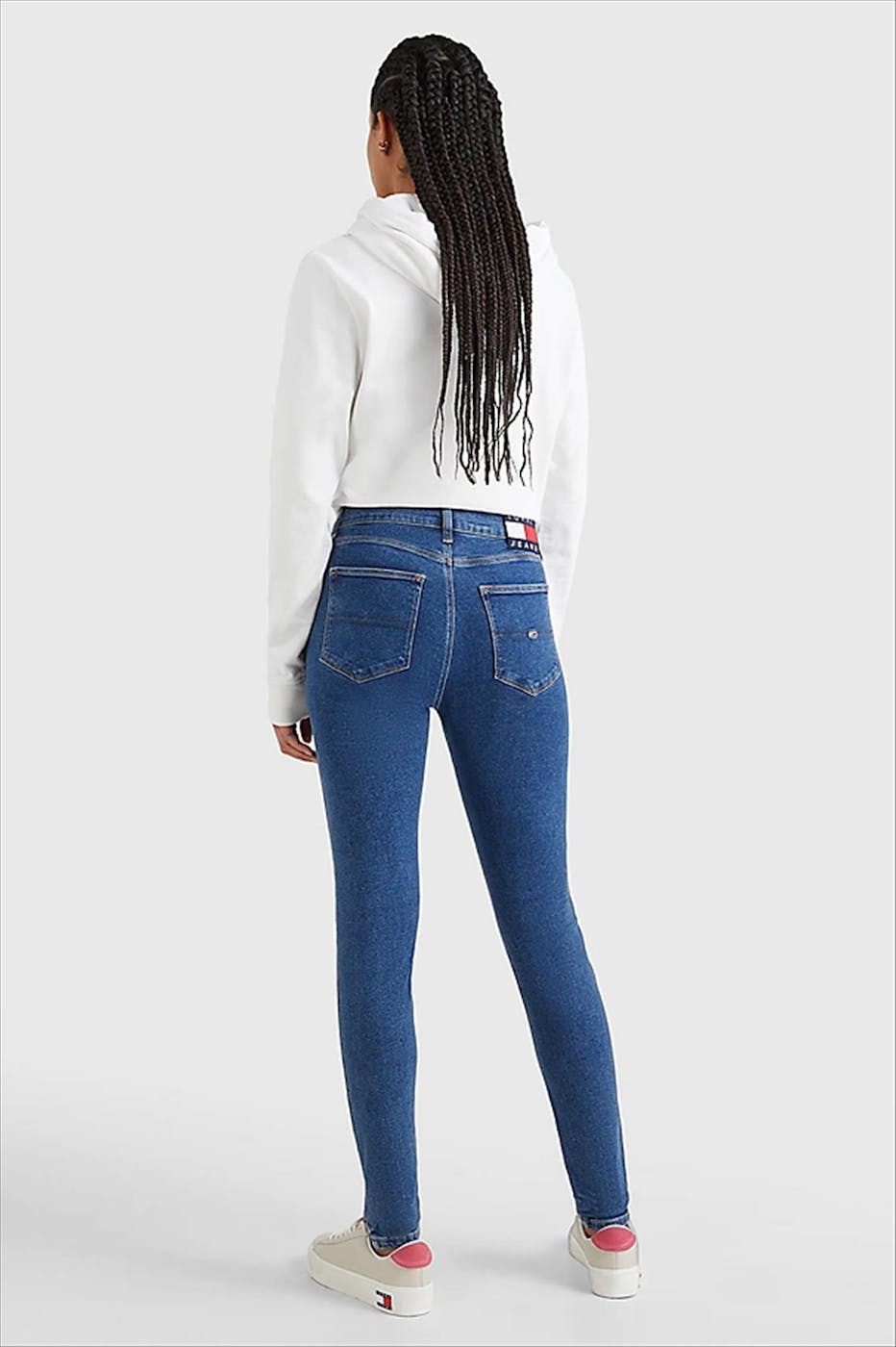 Tommy Jeans - Donkerblauwe Sylvia Super Skinny jeans