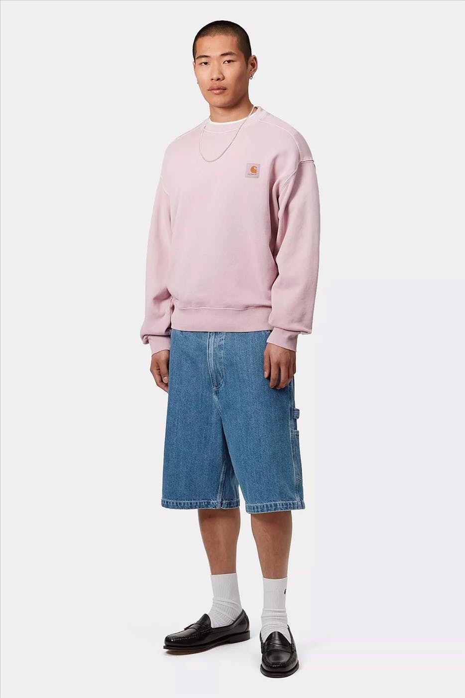 Carhartt WIP - Paarsroze Hortensia Nelson sweater