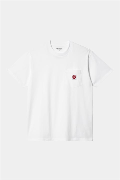 Carhartt WIP - Witte Pocket Heart T-shirt