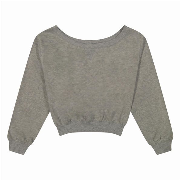 Lee - Grijze Off Shoulder sweater