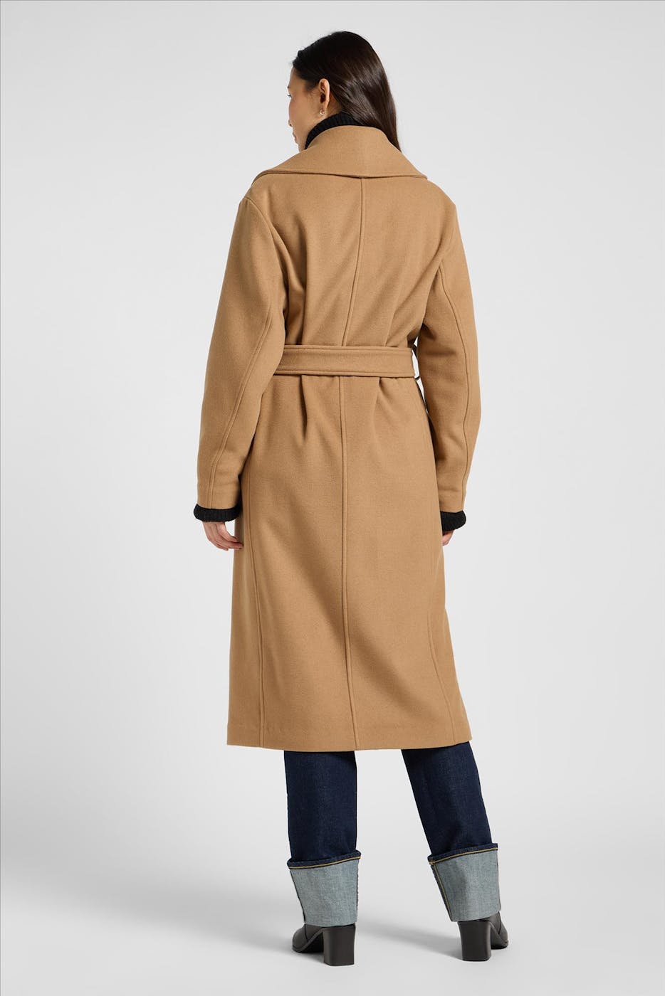 Lee - Camel Relaxed Long Wool mantel
