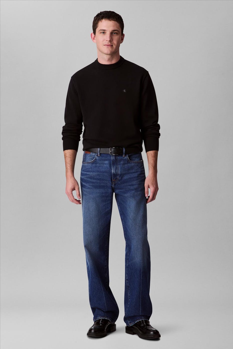 Calvin Klein Jeans - Zwarte Icon Logo trui