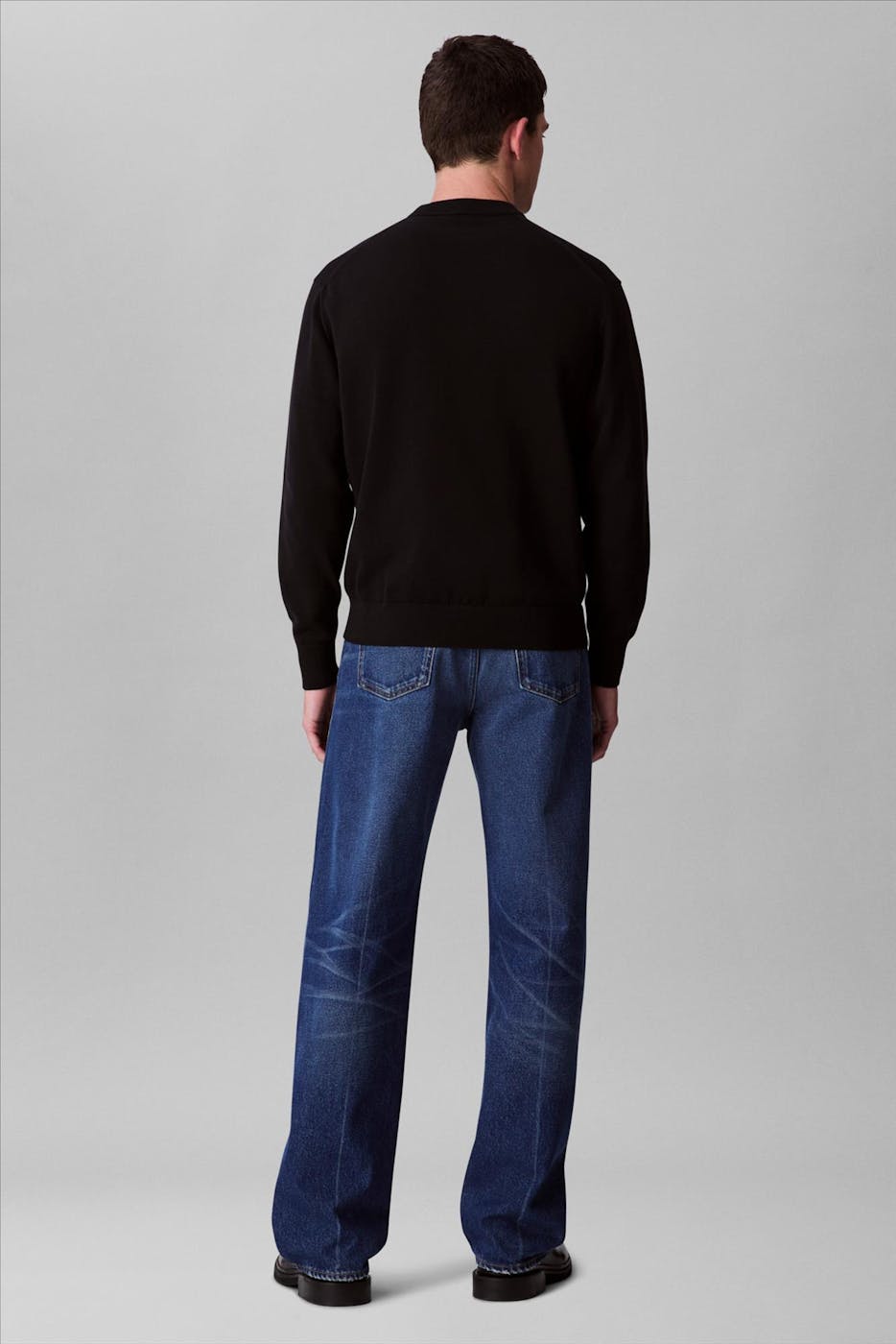 Calvin Klein Jeans - Zwarte Icon Logo trui