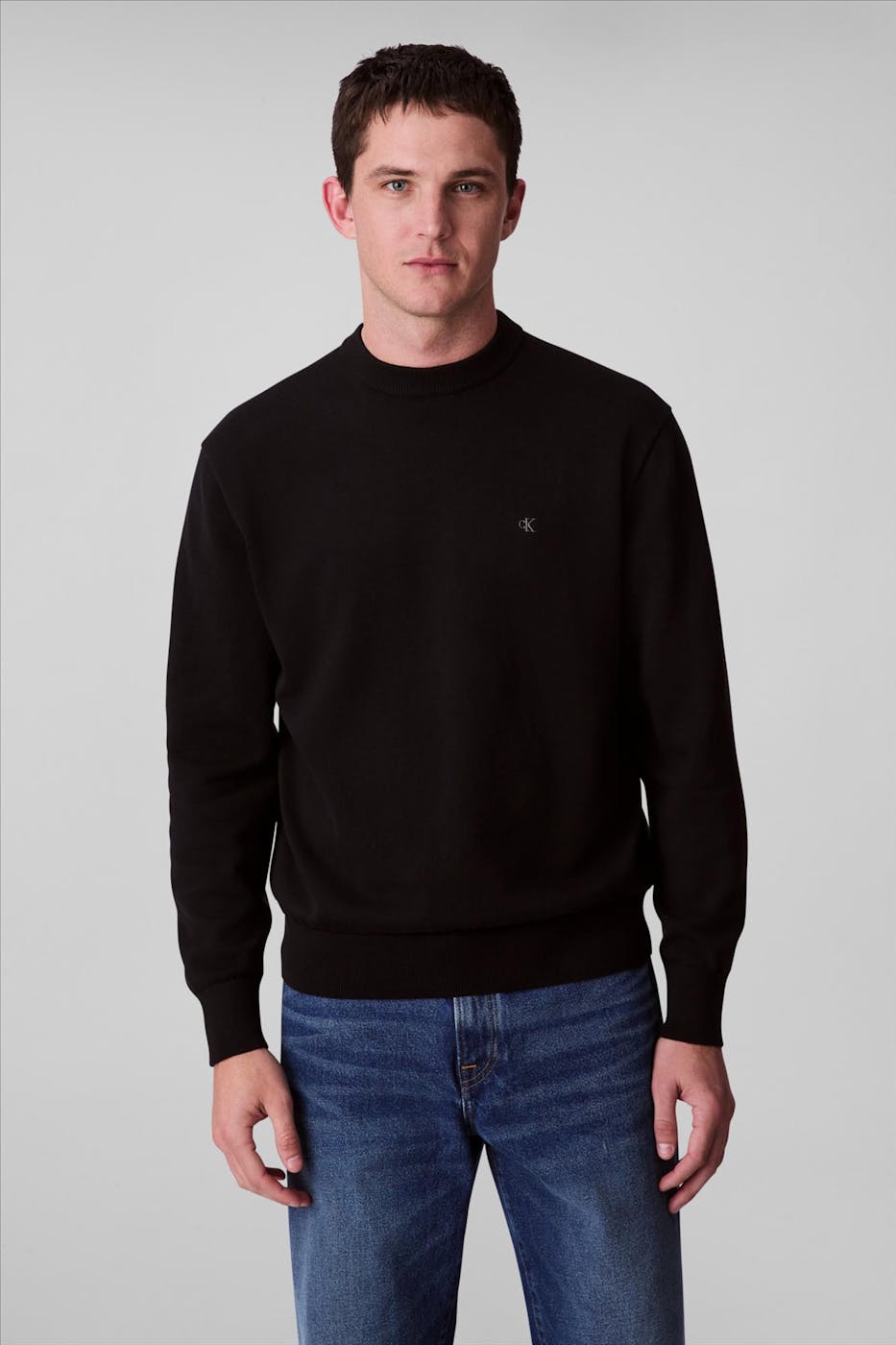 Calvin Klein Jeans - Zwarte Icon Logo trui