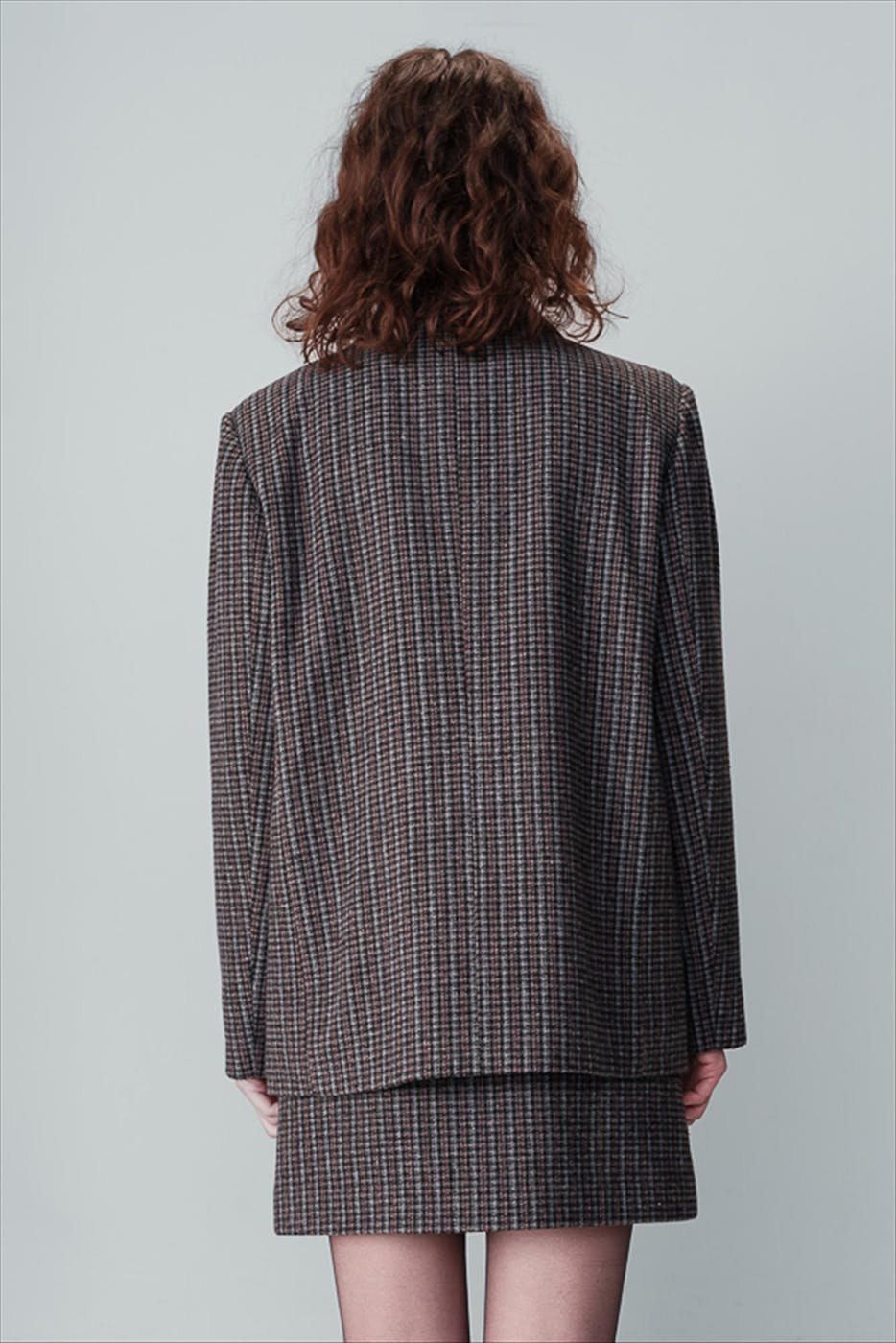 Grace & Mila - Donkergrijze Novel blazer