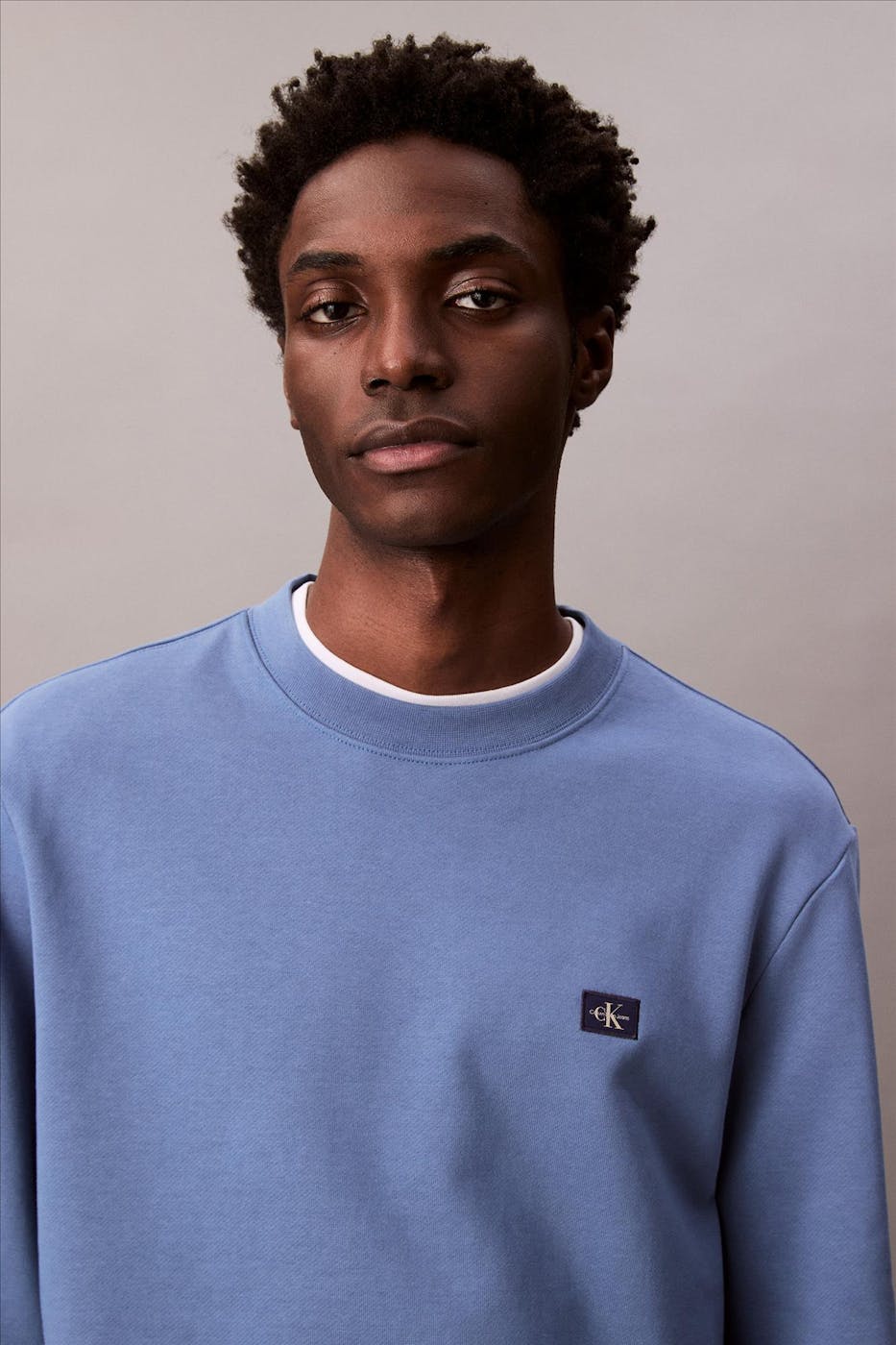 Calvin Klein Jeans - Blauwe Badge sweater