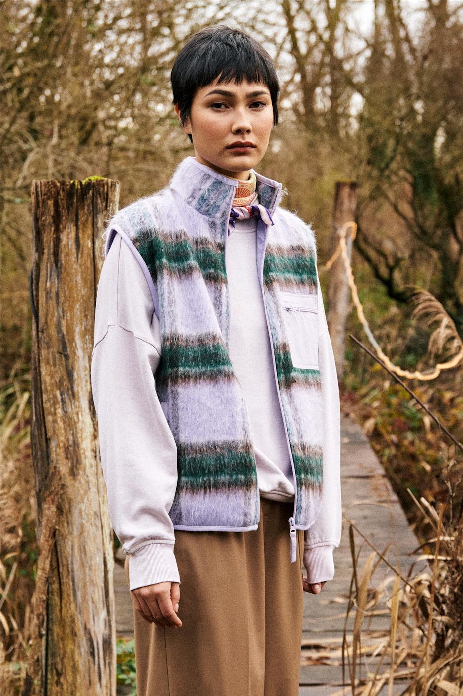 FRNCH - Lila Liroshe vest