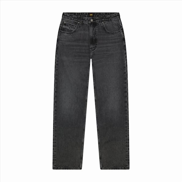 Lee - Donkergrijze Asher loose straight jeans