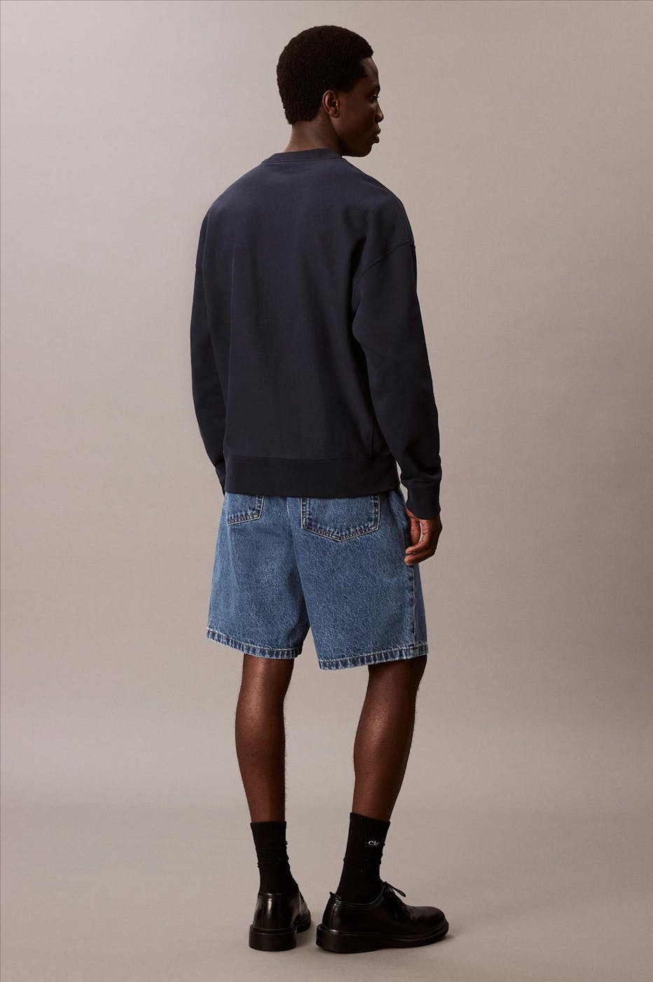 Calvin Klein Jeans - Donkerblauwe Icon Logo sweater