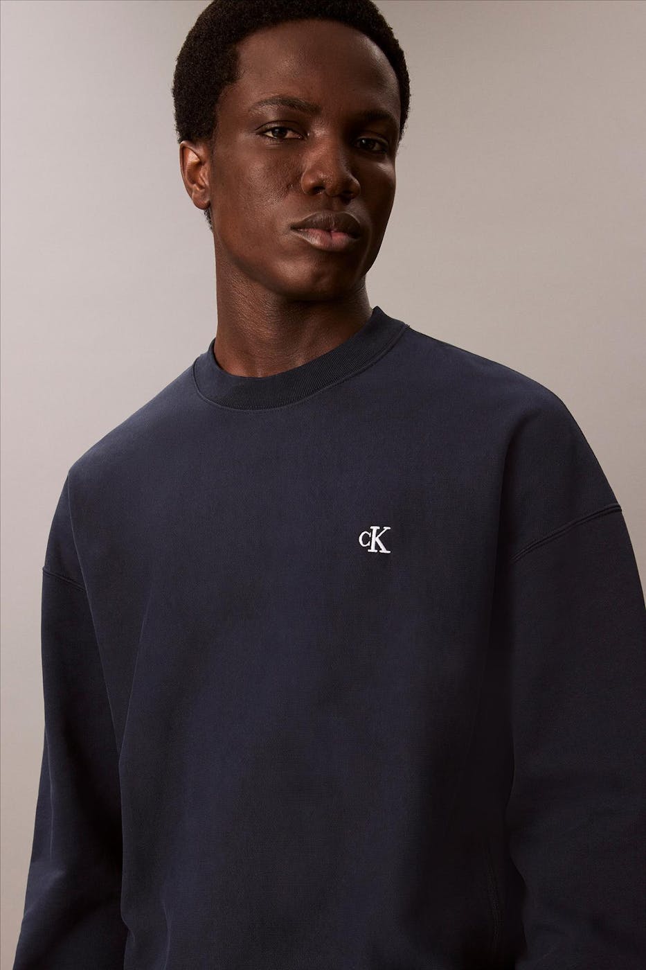 Calvin Klein Jeans - Donkerblauwe Icon Logo sweater