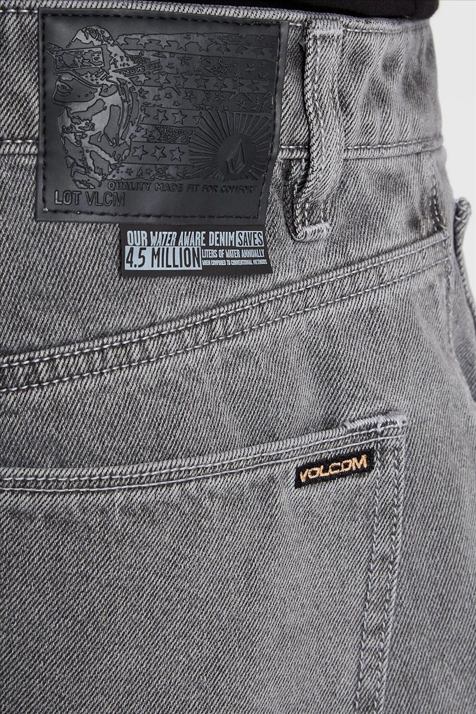 Volcom - Donkergrijze Billow baggy jeans