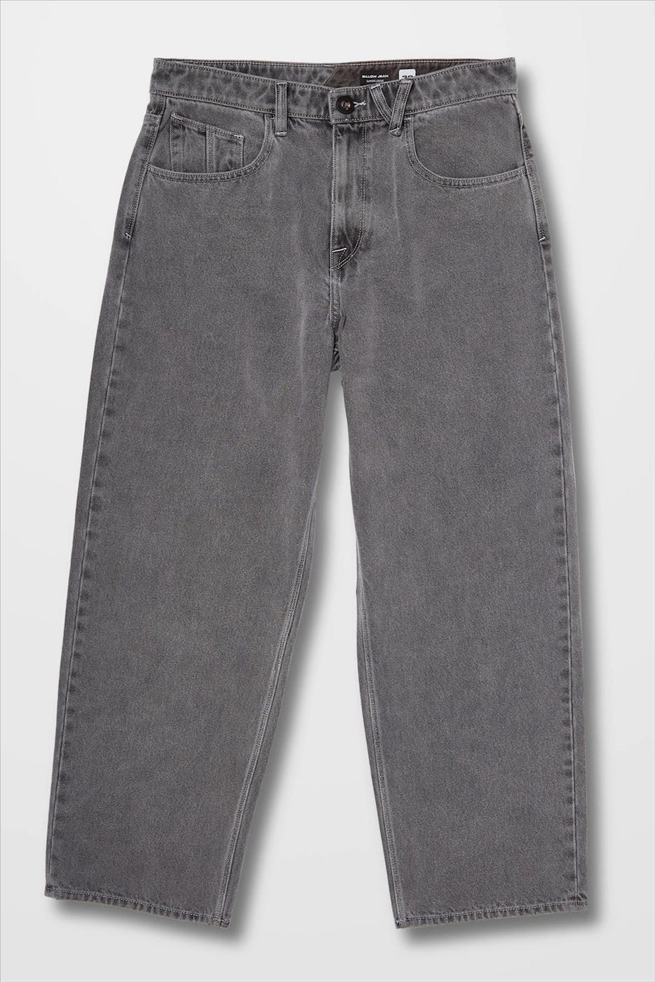 Volcom - Donkergrijze Billow baggy jeans