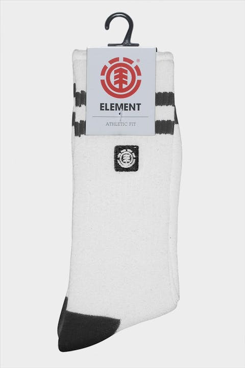 Element - Witte Athletic sokken, maat: 40-46