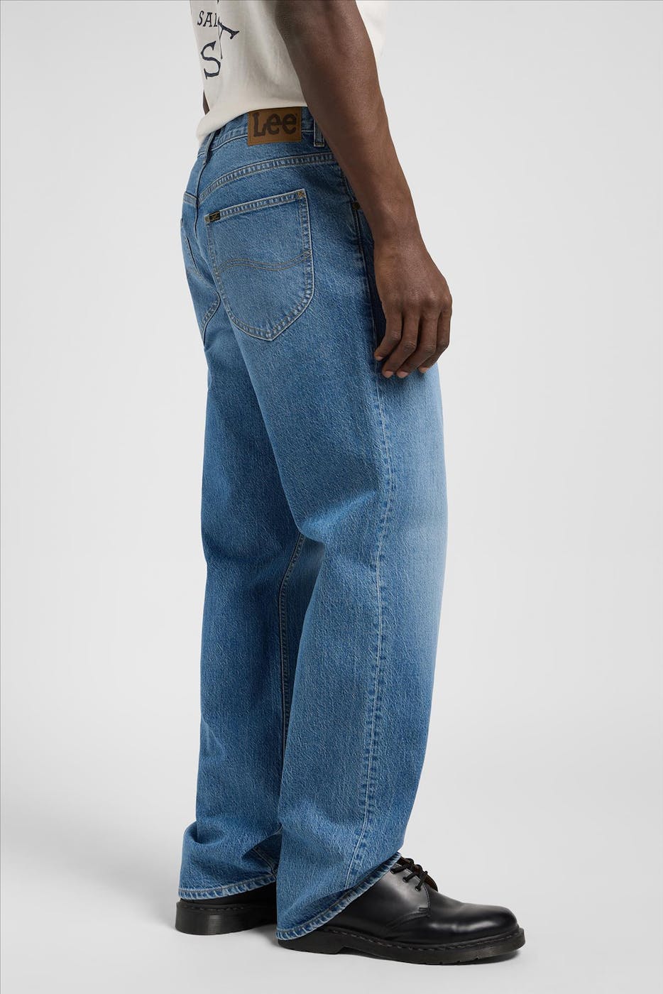 Lee - Blauwe Lyle Asher loose straight jeans