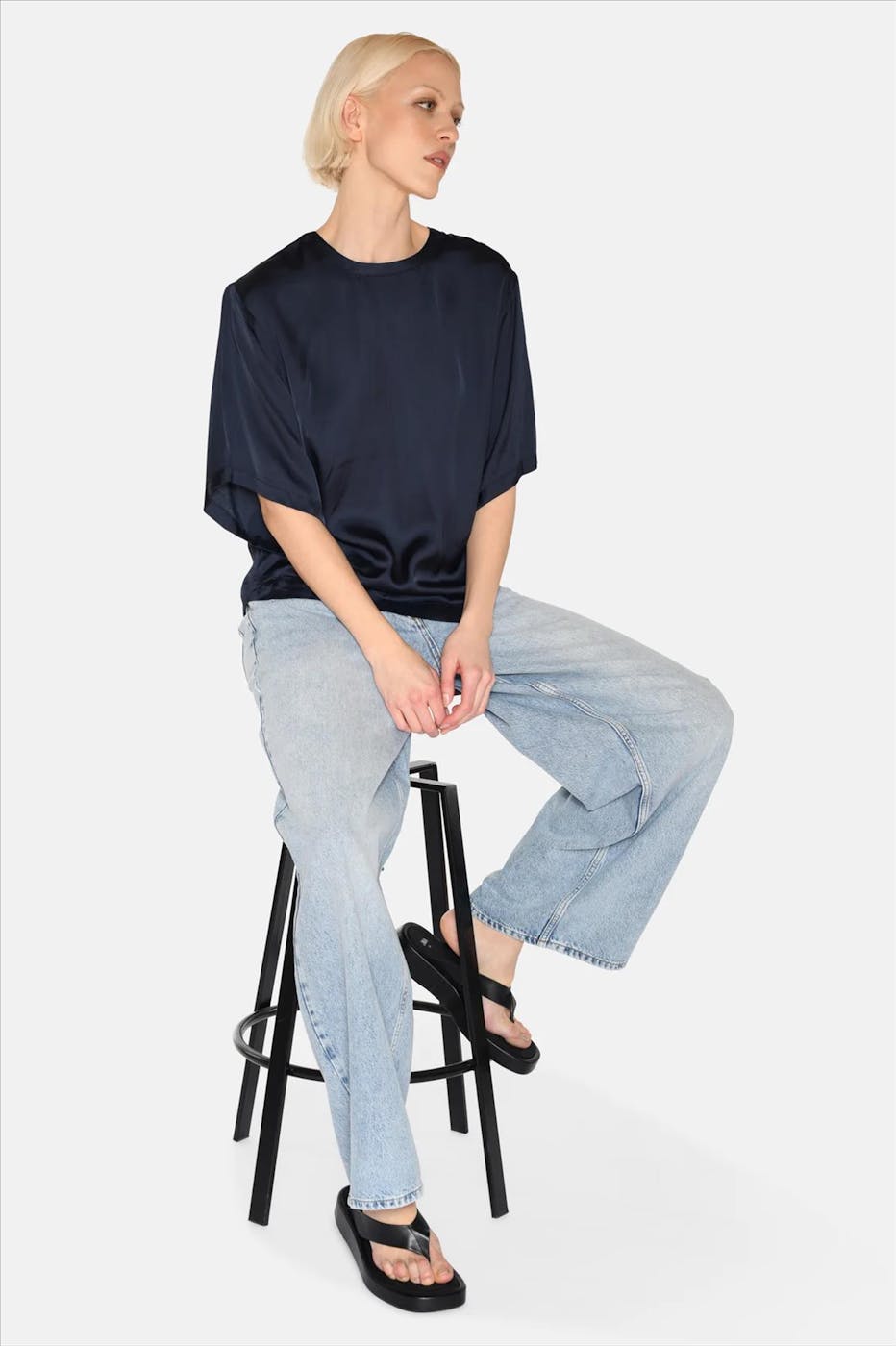Minimum - Donkerblauwe Janey blouse