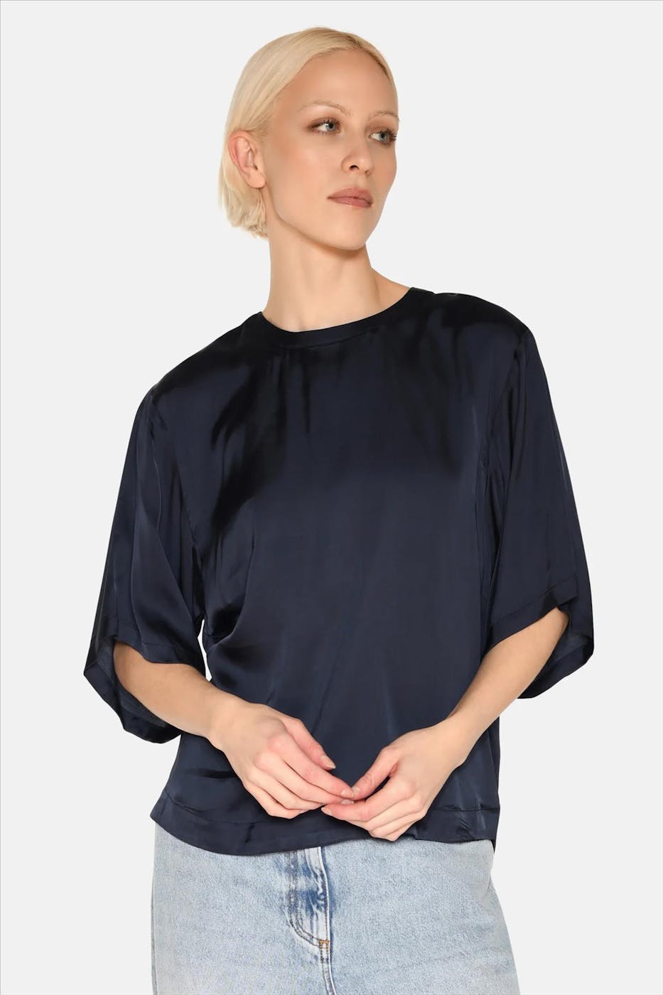 Minimum - Donkerblauwe Janey blouse